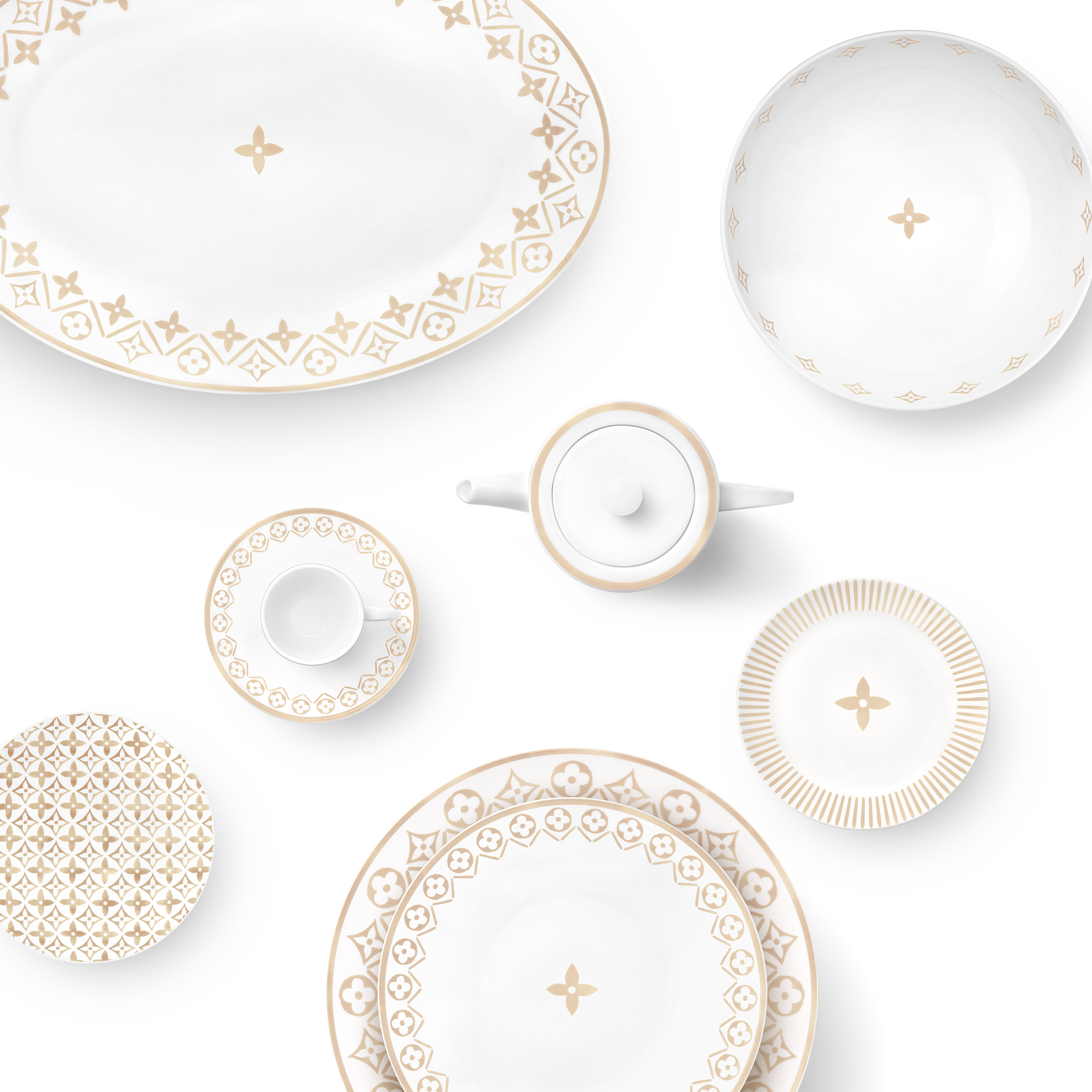Large Bowl Monogram Flower Tile ｜ルイ・ヴィトン 公式サイト - R95757